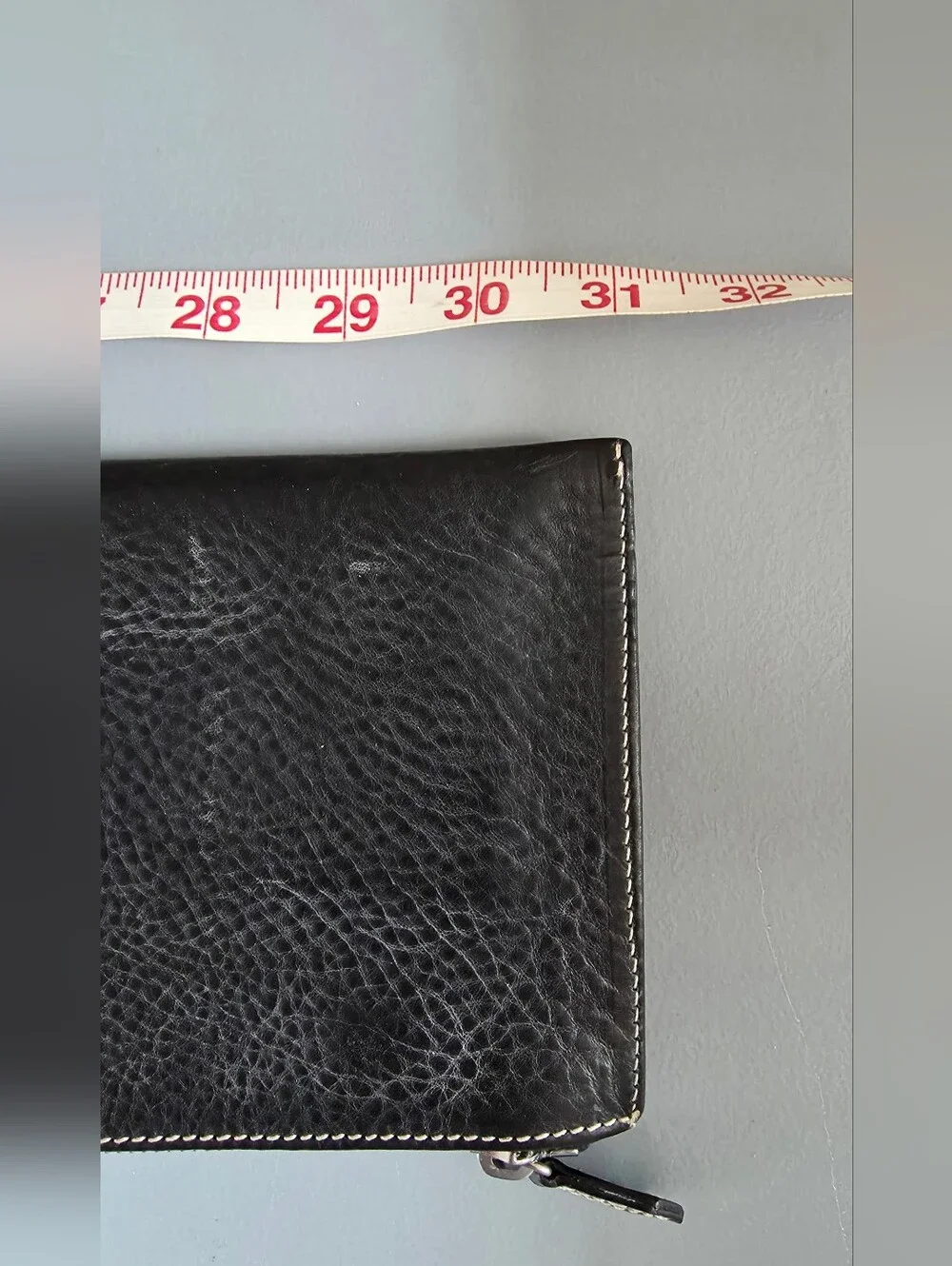 Dooney & Bourke Black Pebbled Leather Crossbody Pouch Bag